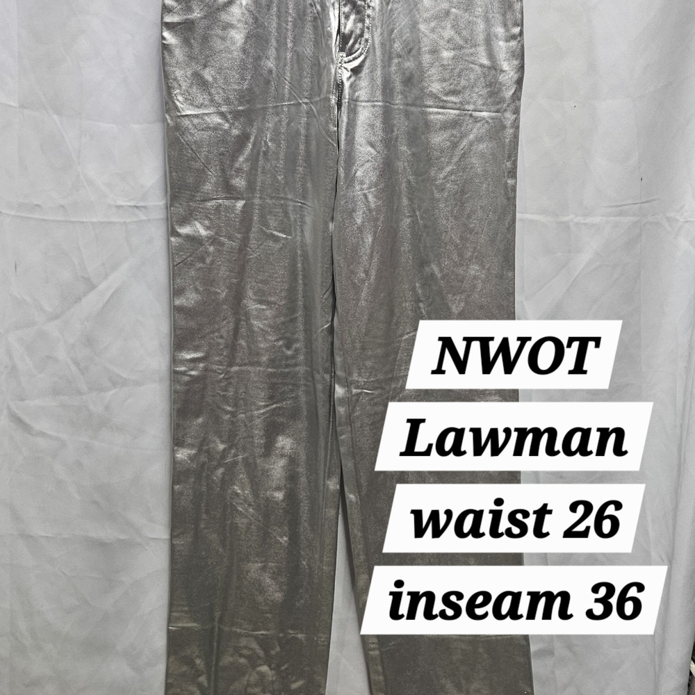 Vintage Lawman Silver Metallic Jeans